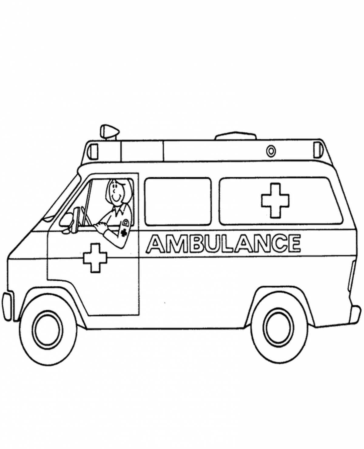 Police loaf coloring page
