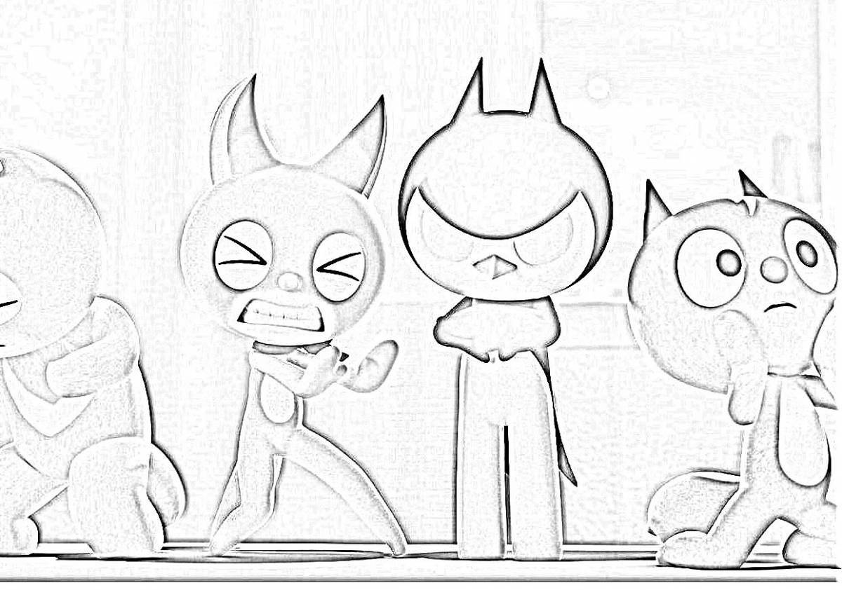 Delightful coloring volt miniforce