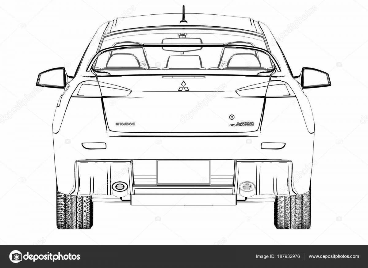 Лансер 10 рисунок