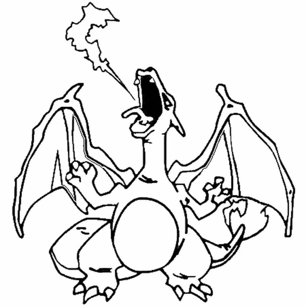 Mandala pokemon dracaufeu