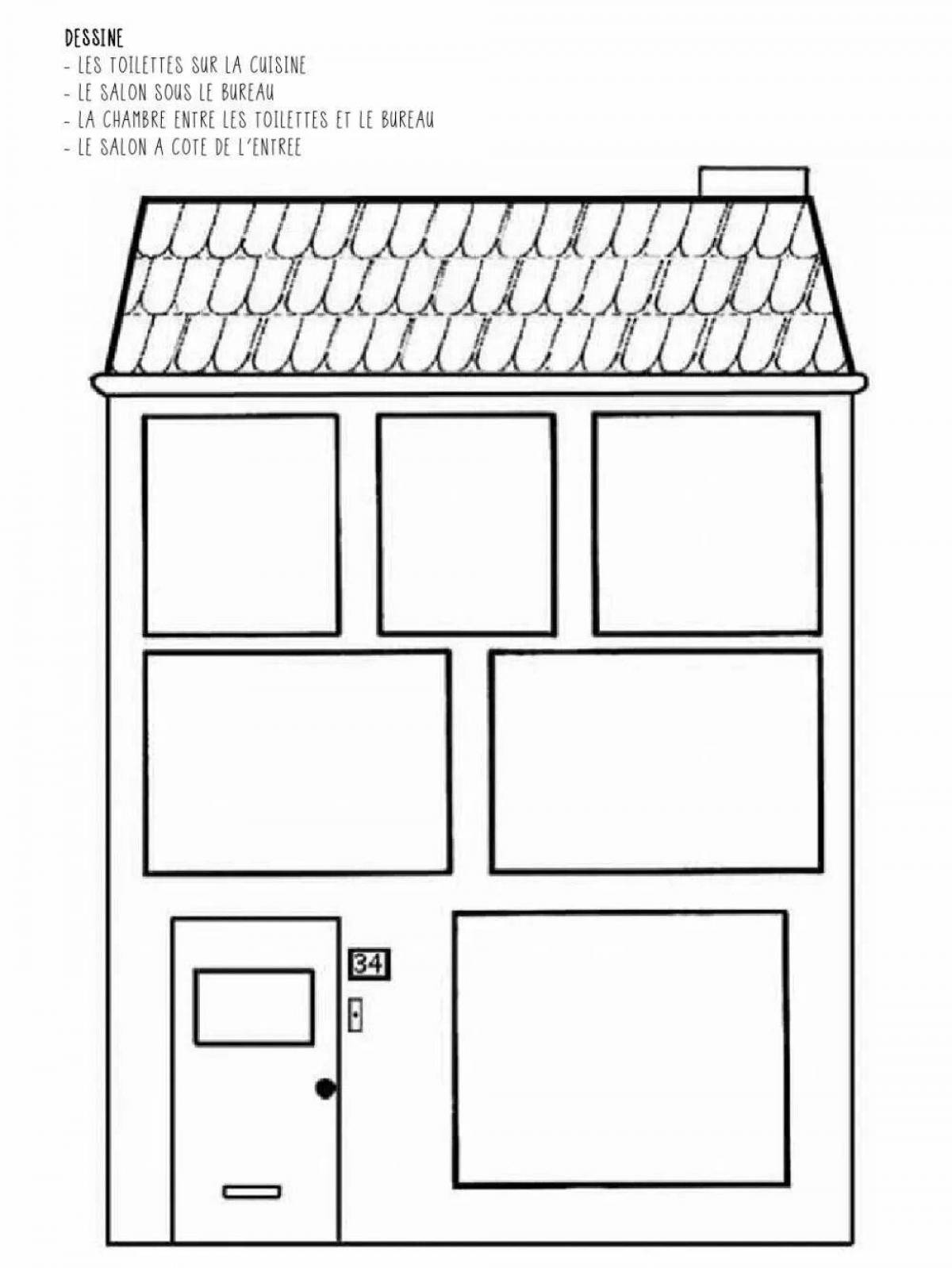 Домик для распечатки. Раскраска домик с окошками. Домик с окнами раскраска. Домики для аппликации с окошками. Дом с окнами раскраска для детей.