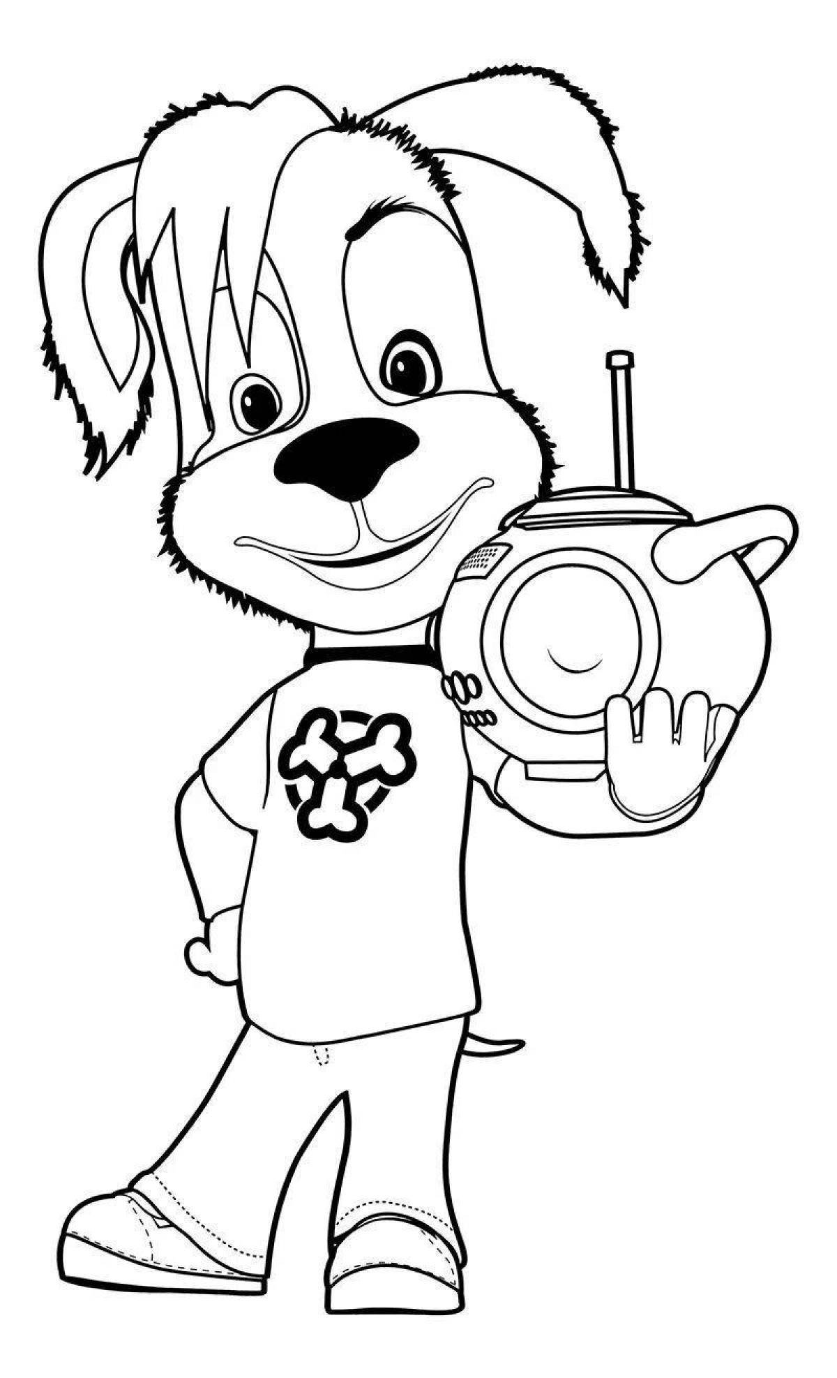 Amazing Barboskin cartoon coloring pages