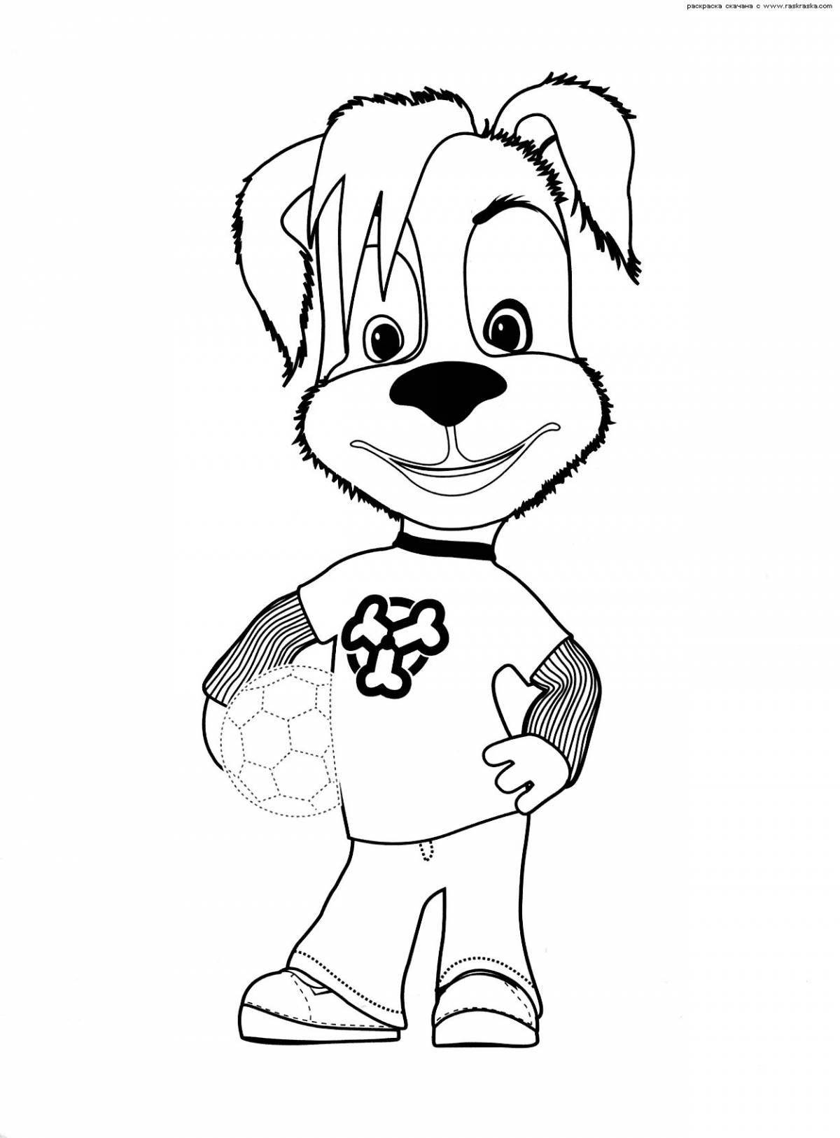 Colour Crazy Barboskin coloring pages