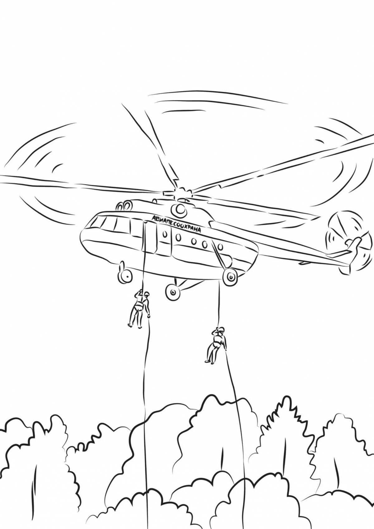 Crying wildfire coloring page