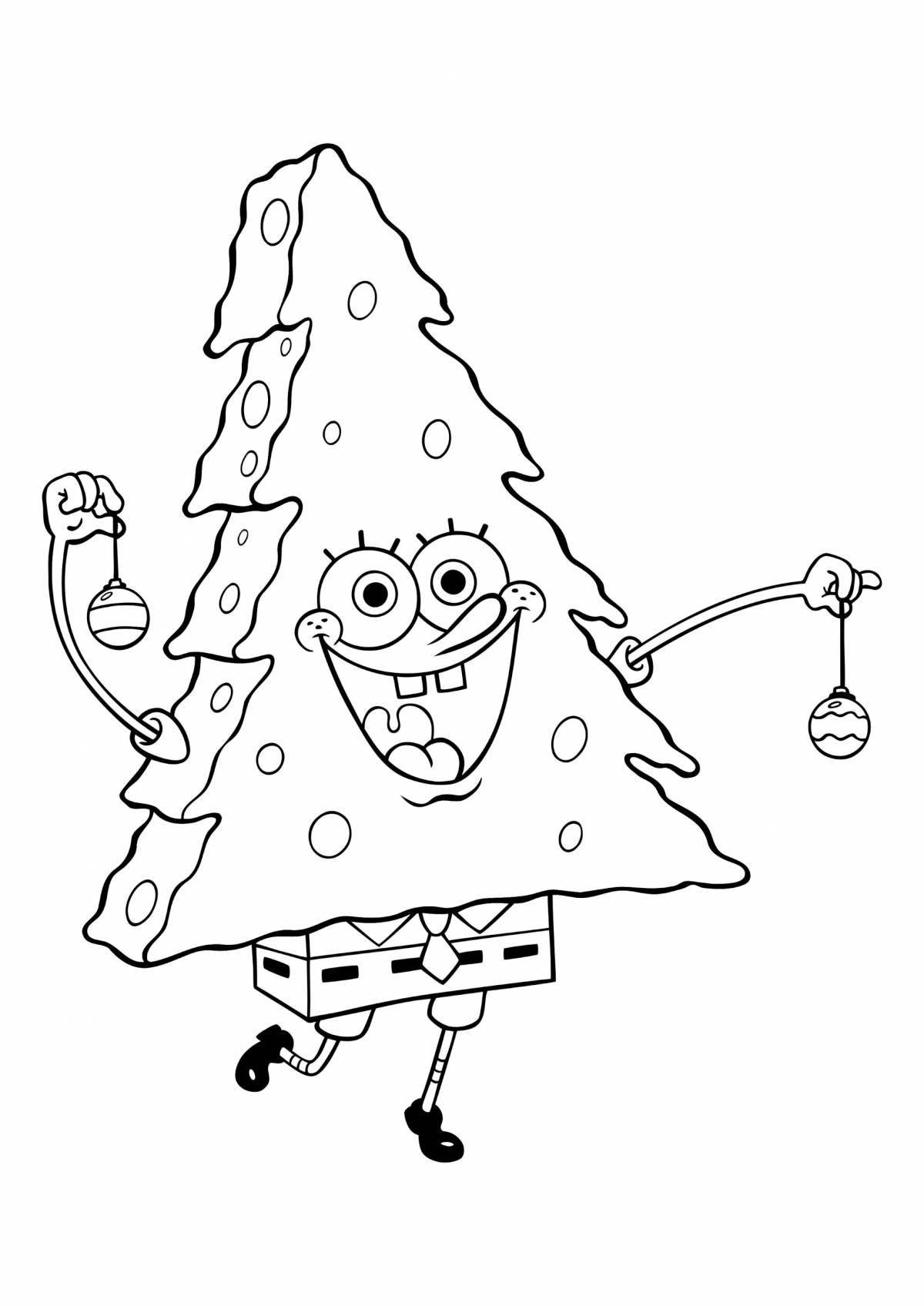 Funny funny christmas coloring book