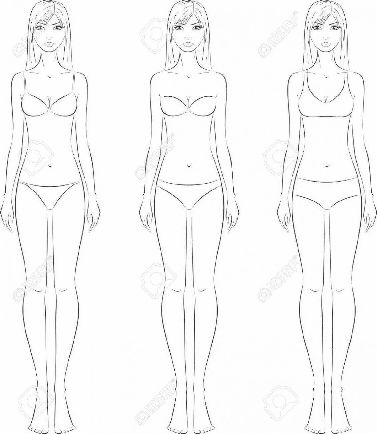 Joyful coloring for girls