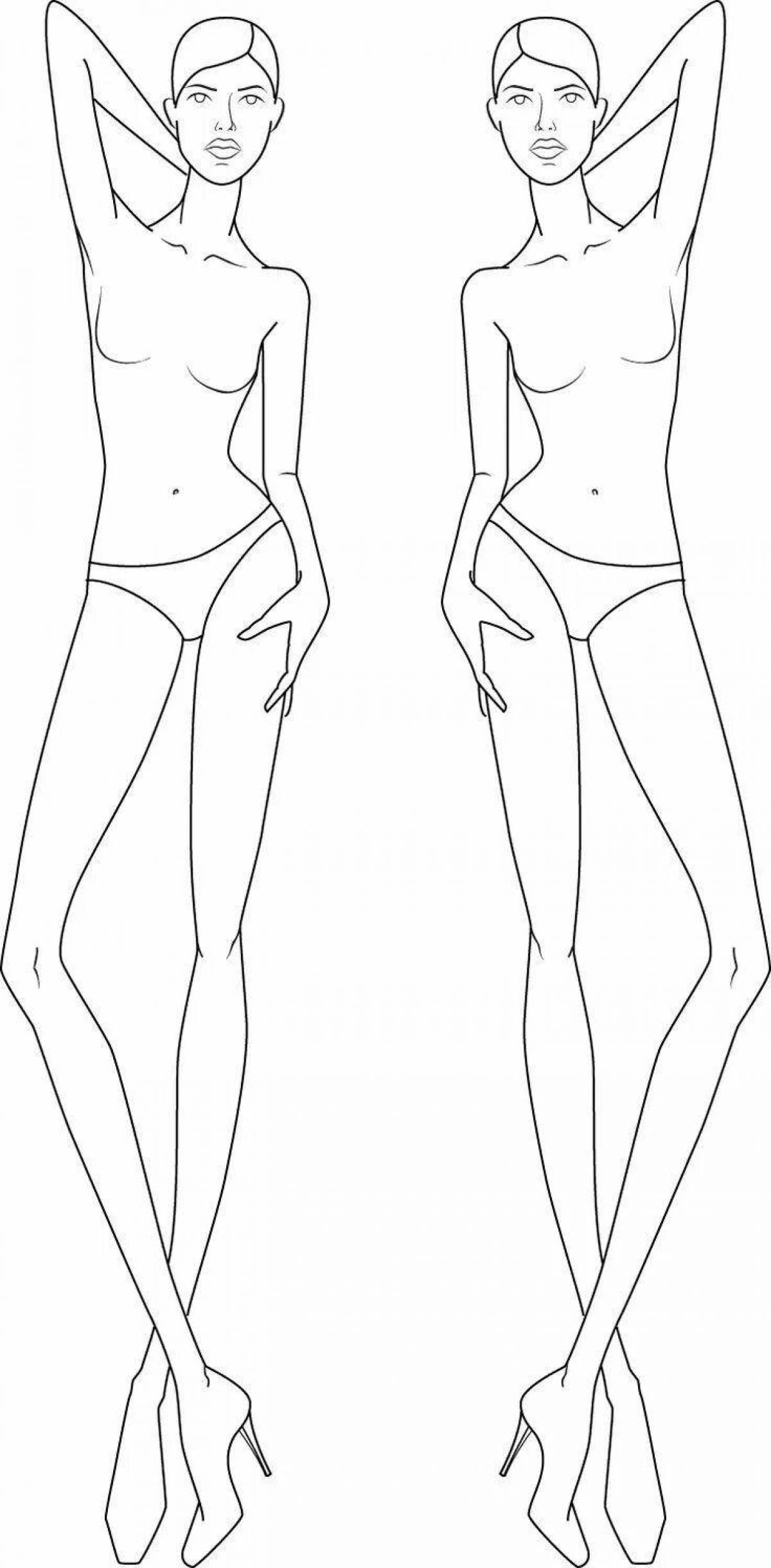 Cute coloring book for girls