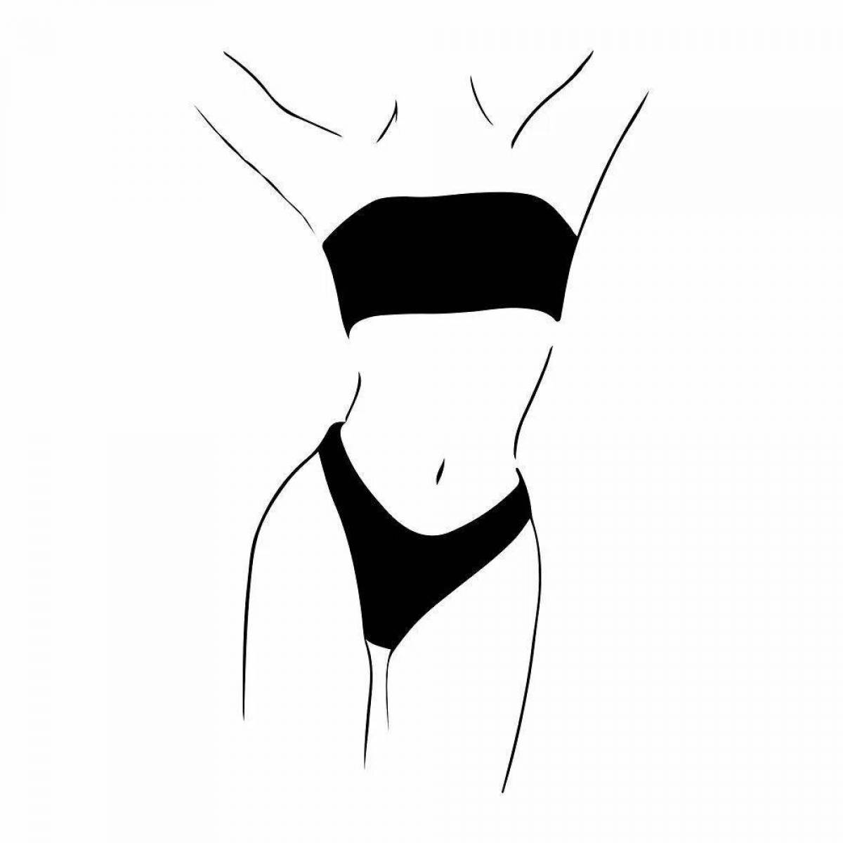 Adorable coloring book for girls