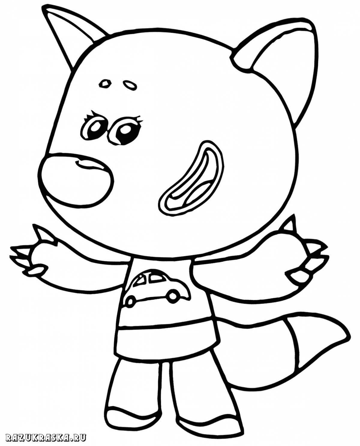Teddy bear coloring page