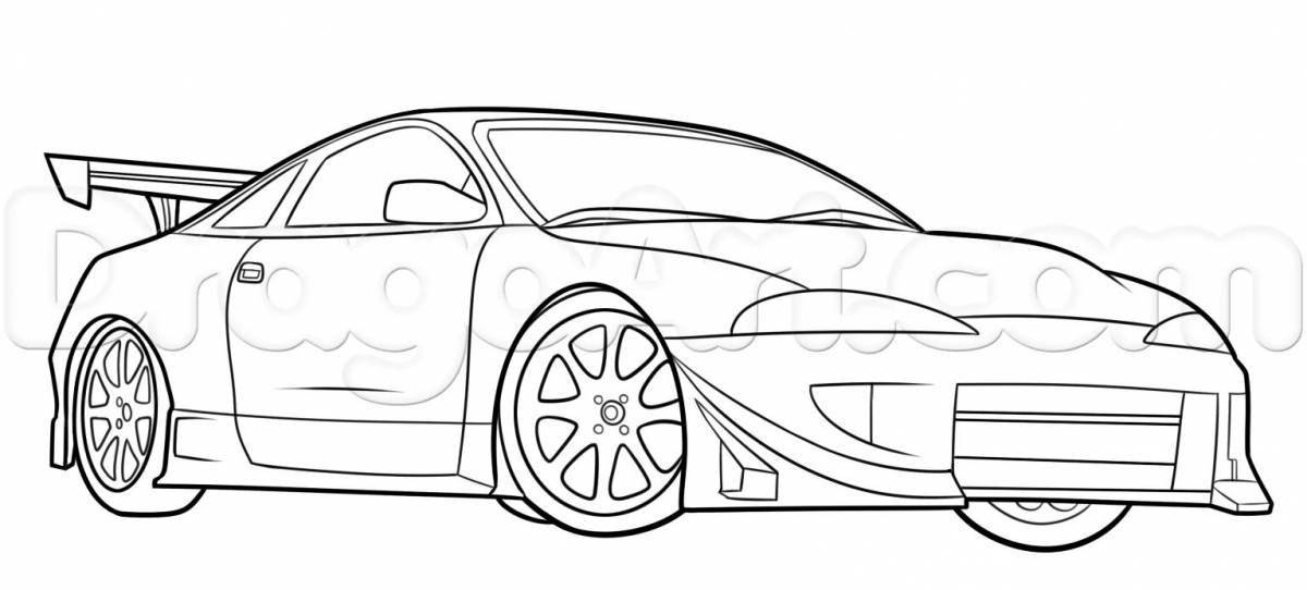 Great fast and furious 9 coloring book