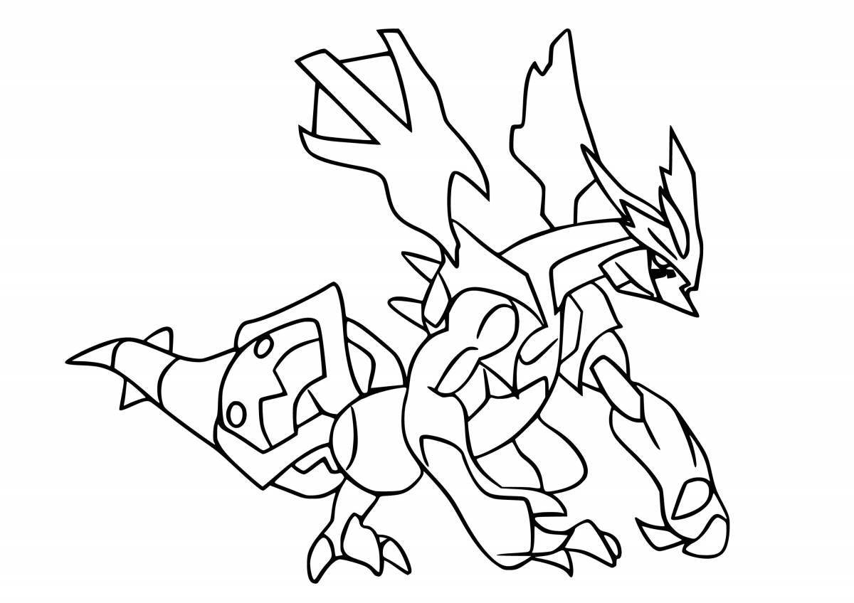 Majestic pokemon legendary coloring pages