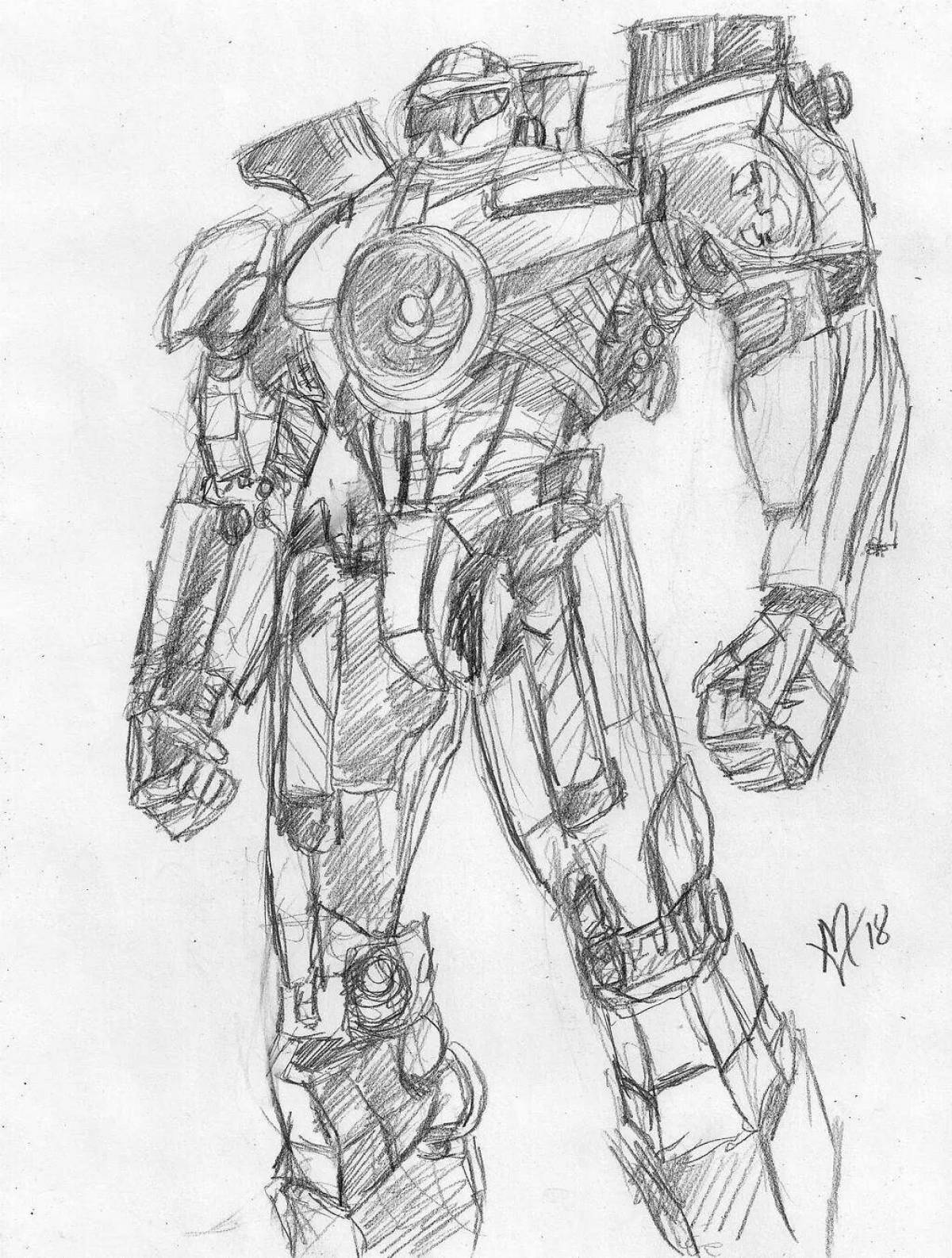 Раскраска потрясающий охотник бродяга