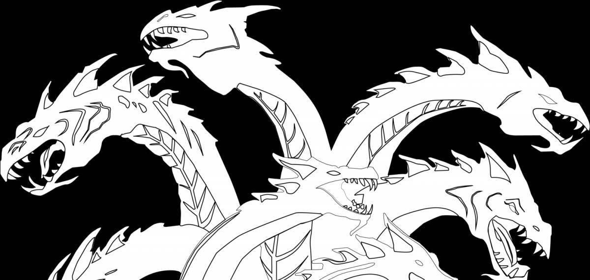 Great hydra gujitsu coloring book