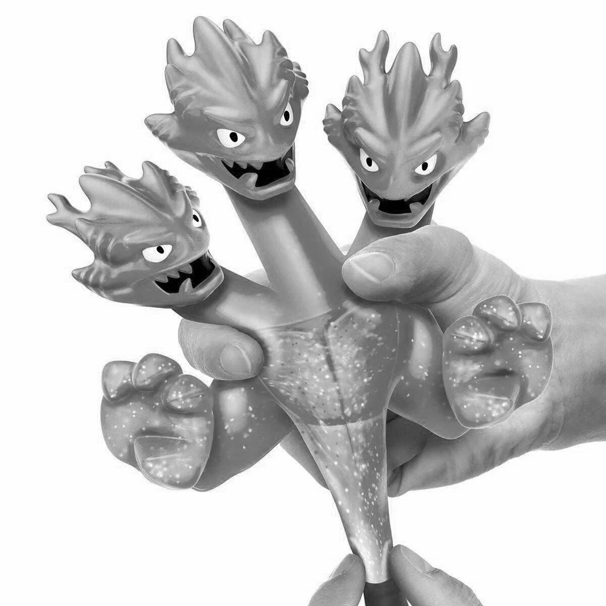 Раскраска Потрясающая страница раскраски gujitsu hydra