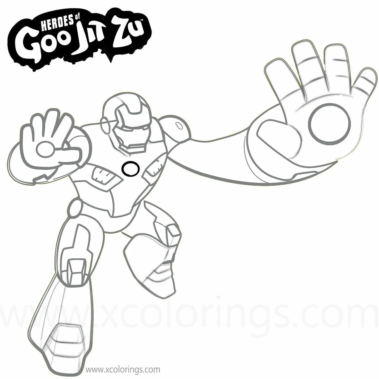 Gujitsu hydra humorous coloring book