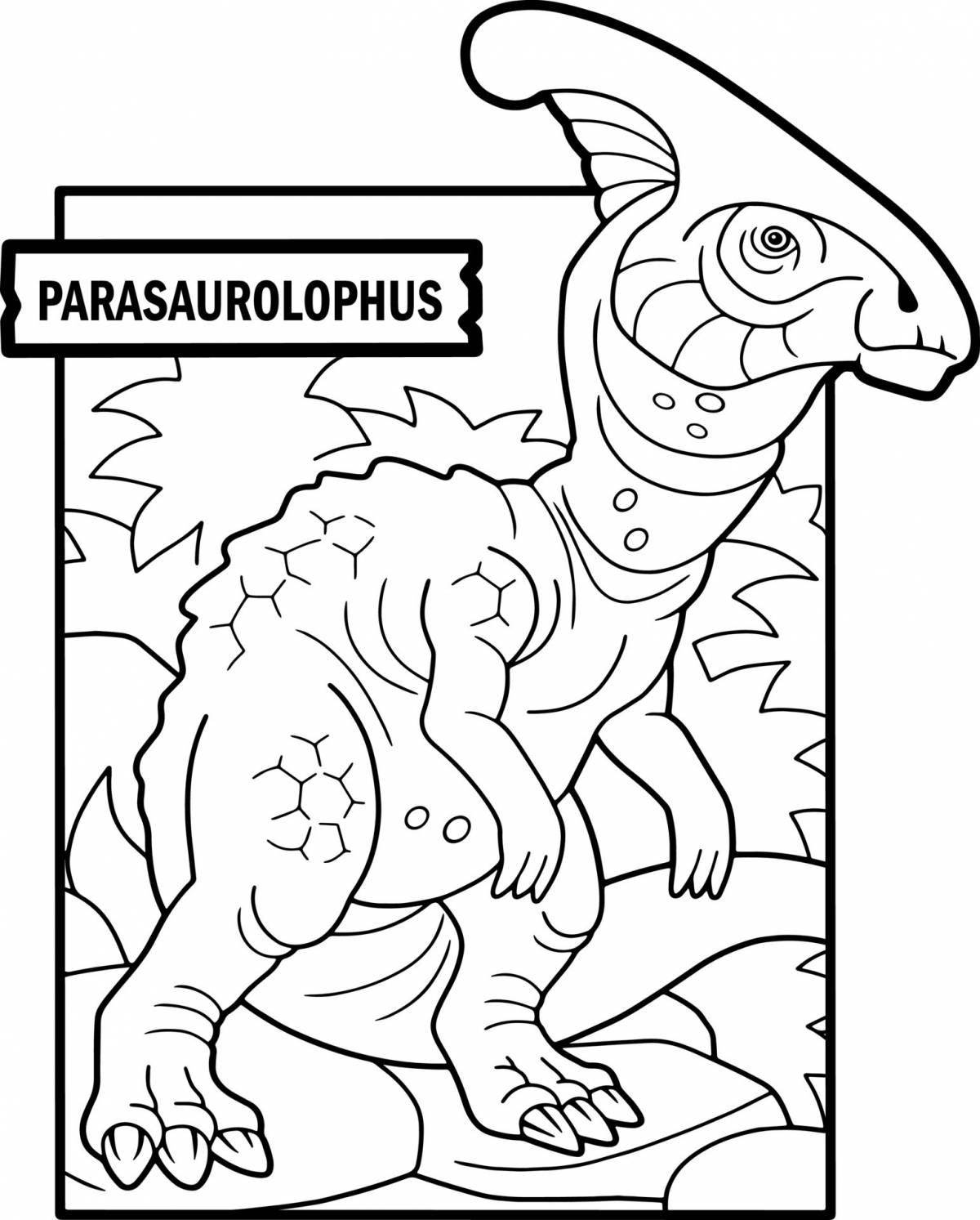 Динозавр паразауролоф #4