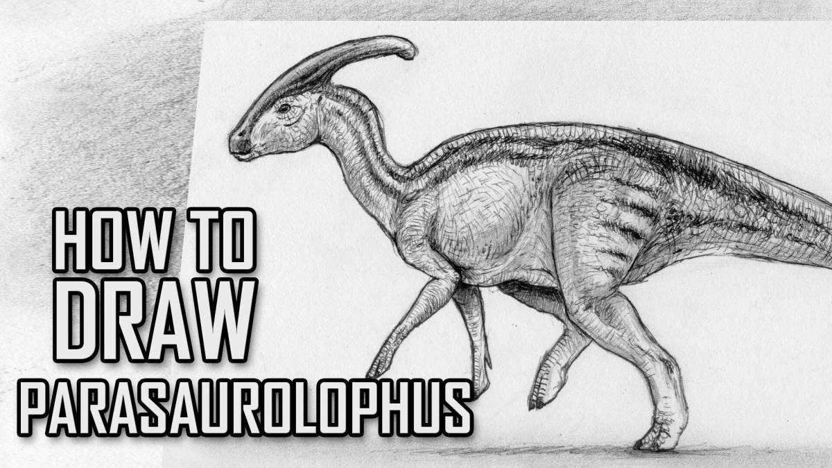 Dinosaur Parasaurolophus #8