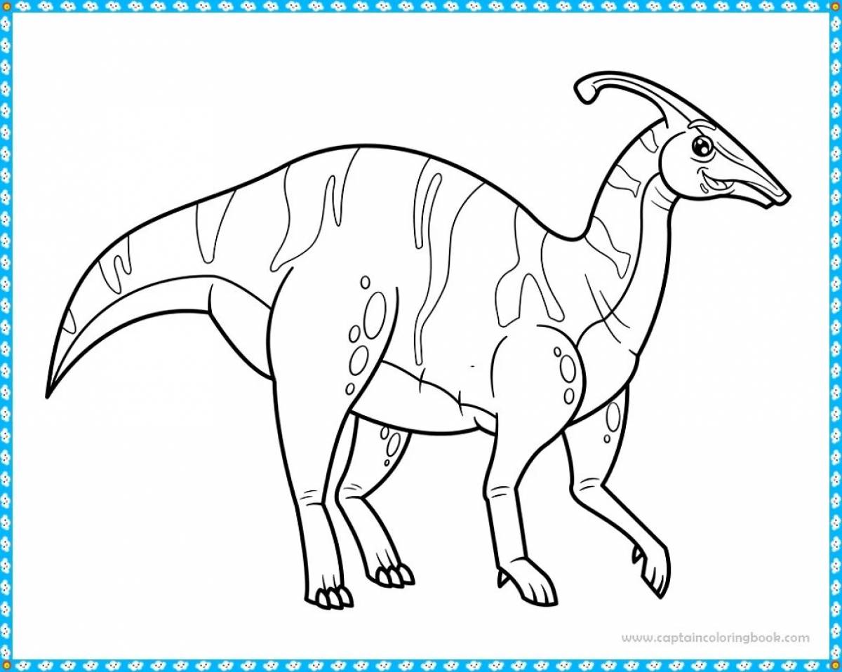Динозавр паразауролоф #14