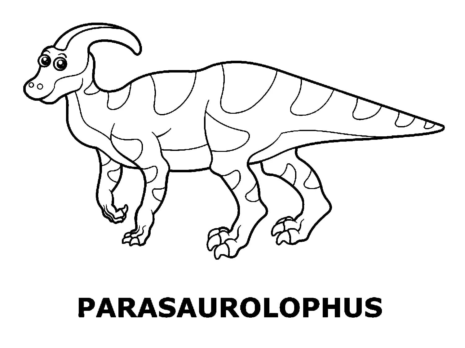 Dinosaur Parasaurolophus #17