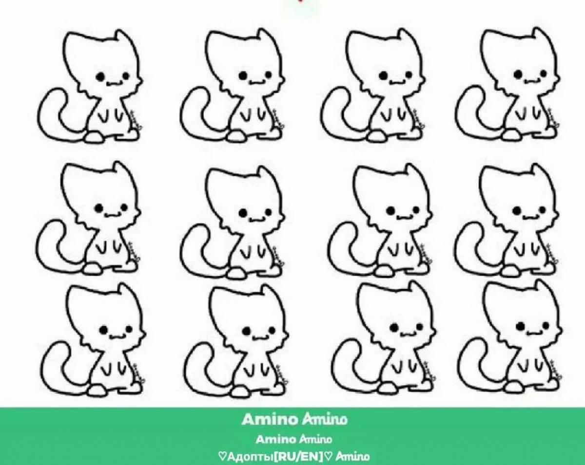 Intriguing coloring book very small