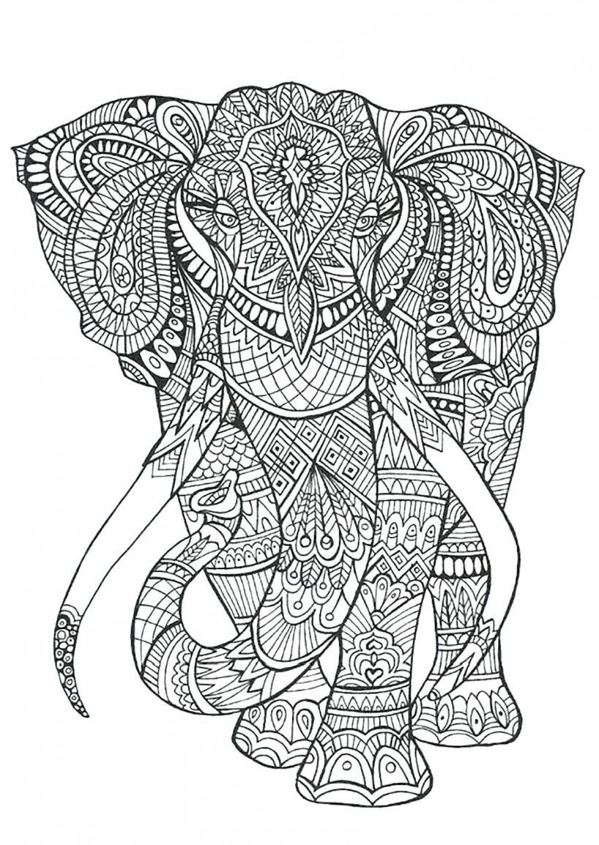 Great animal coloring book