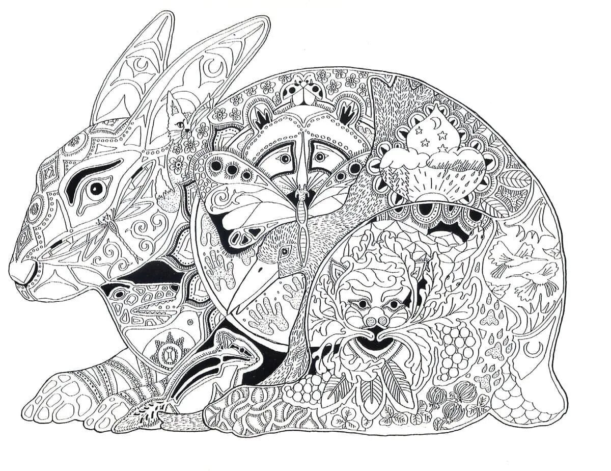 Outstanding animal coloring pages