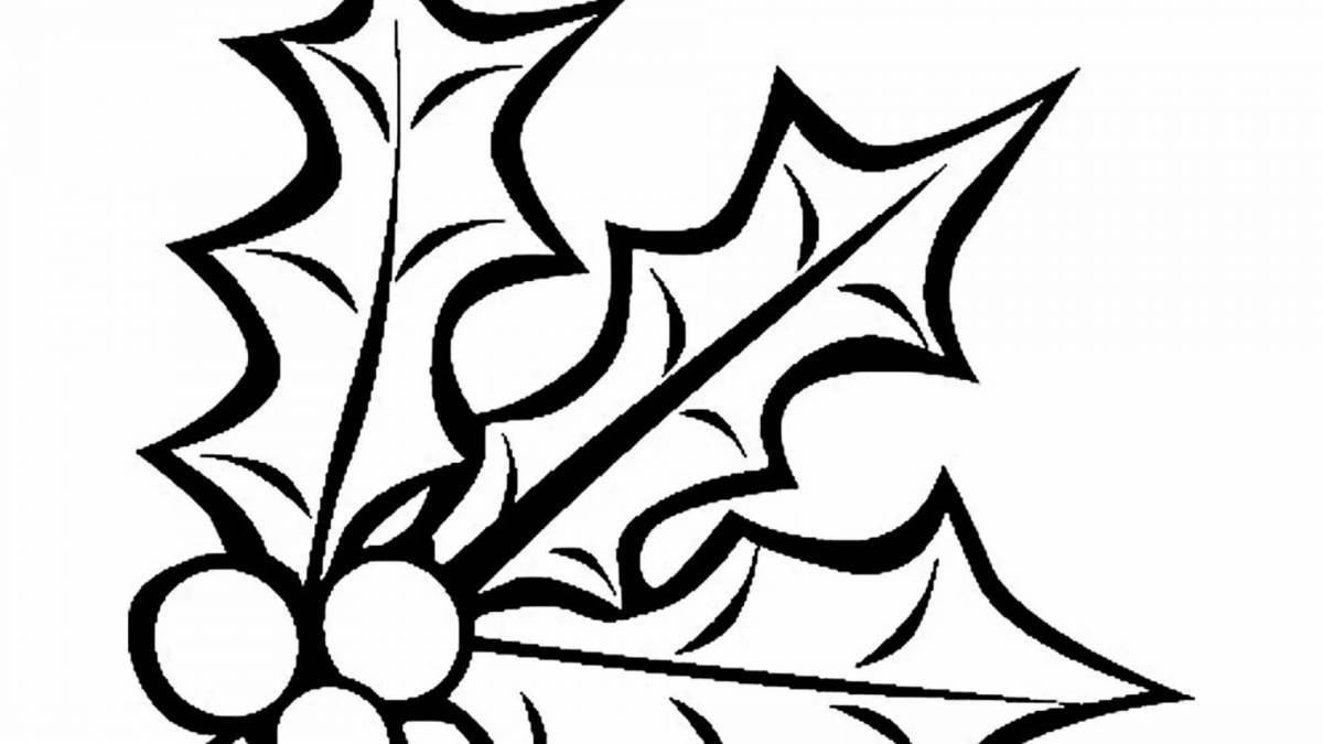 Bright Christmas branch