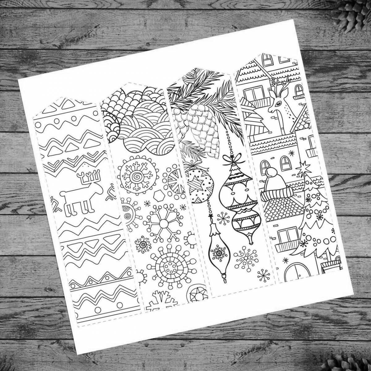 Playful anti-stress coloring book