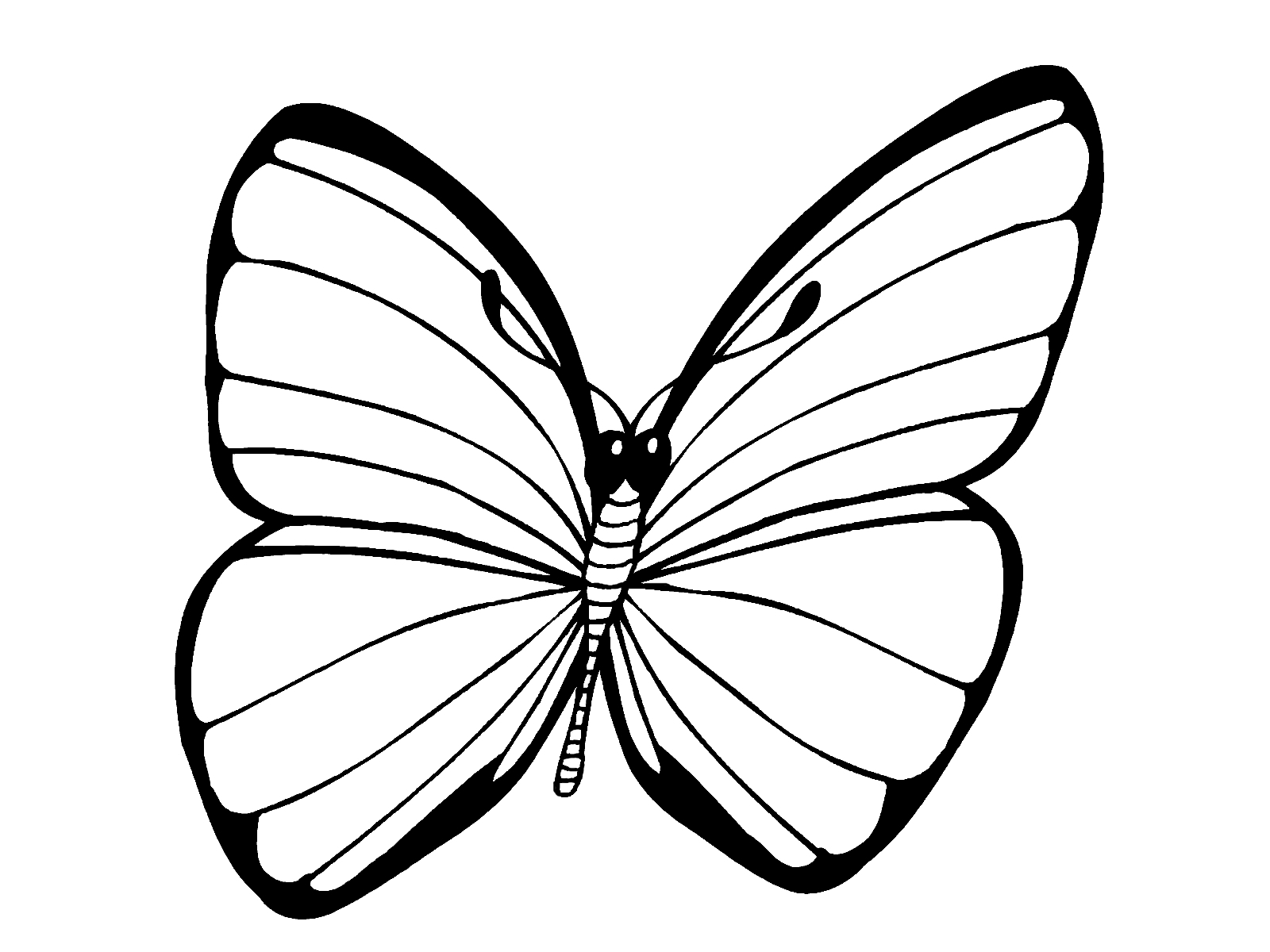 Детская бабочка #6