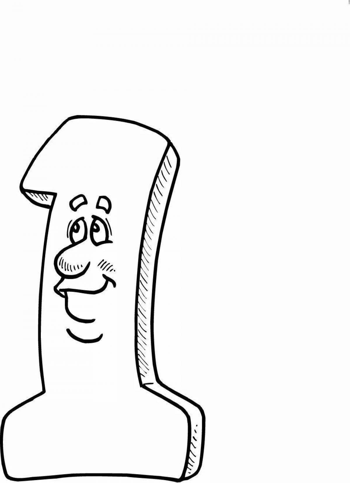 Adorable living figures coloring book