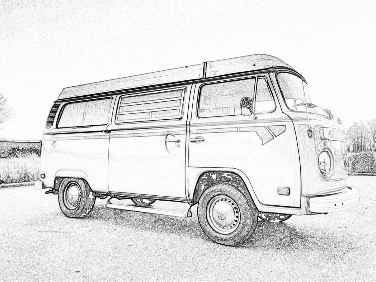 Amazing loaf UAZ coloring book