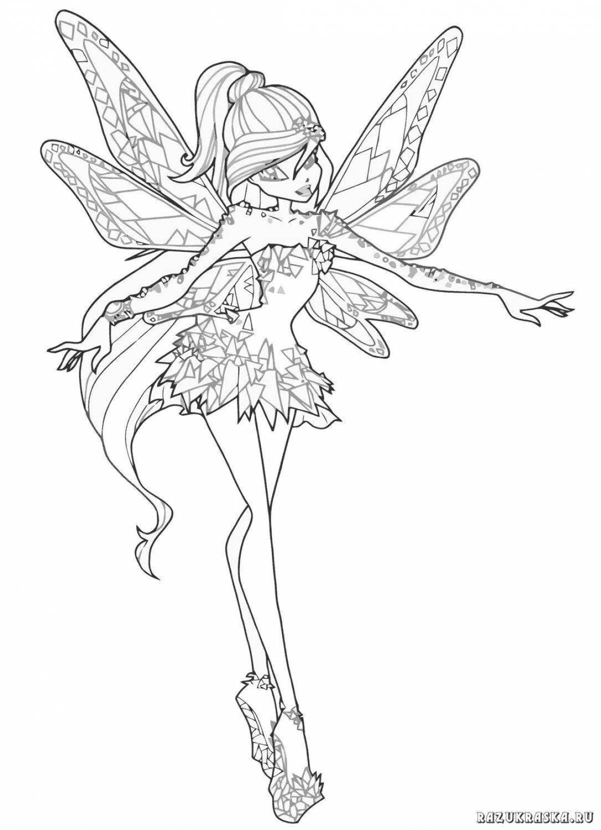 Terrific tynix winx coloring page