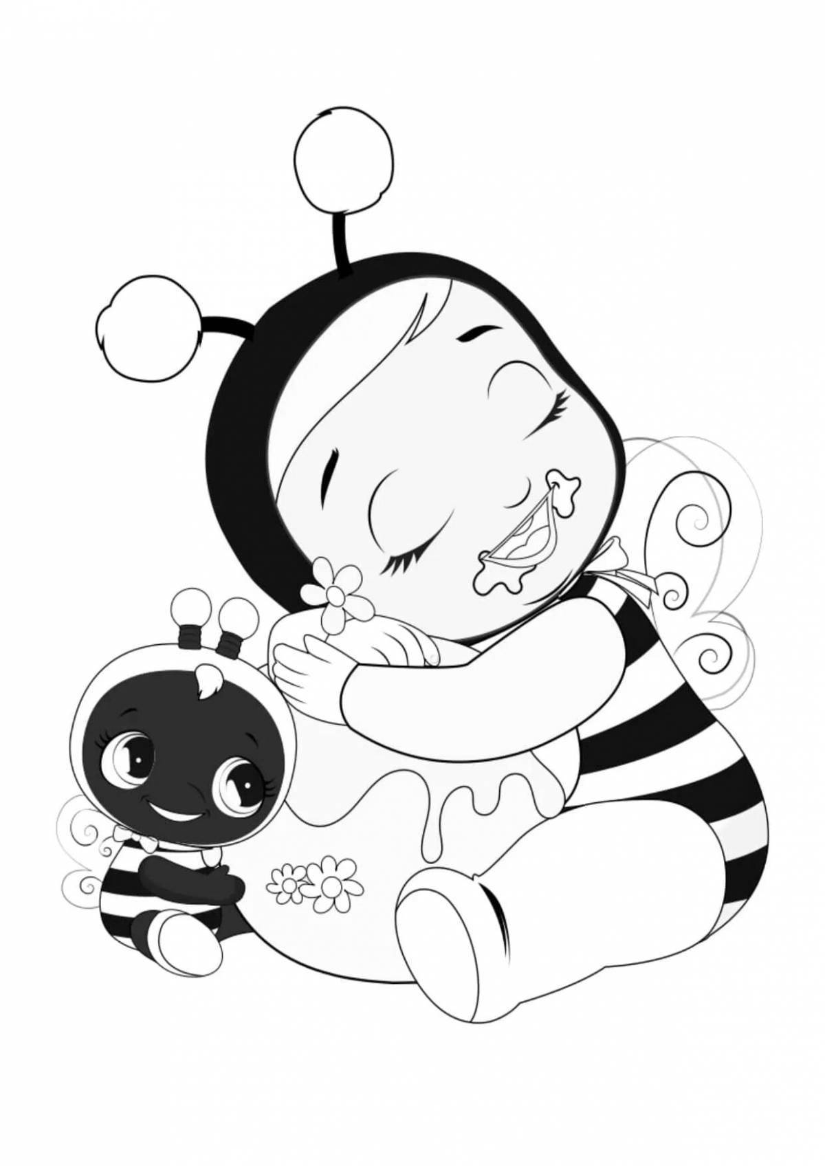 Adorable baby charon coloring page