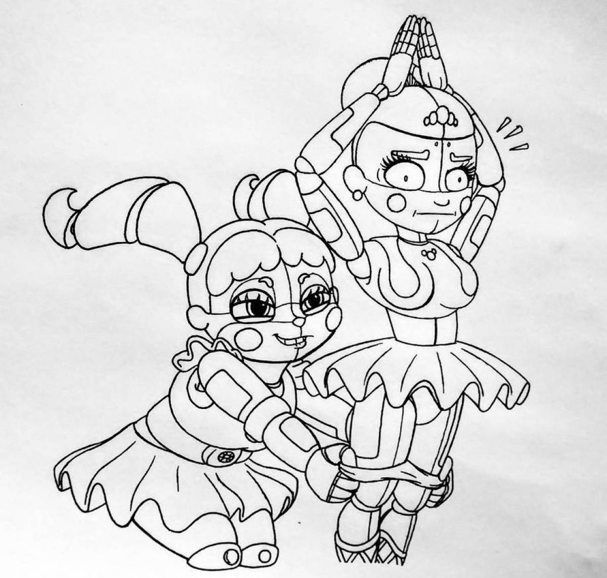 Coloring page wild charon baby