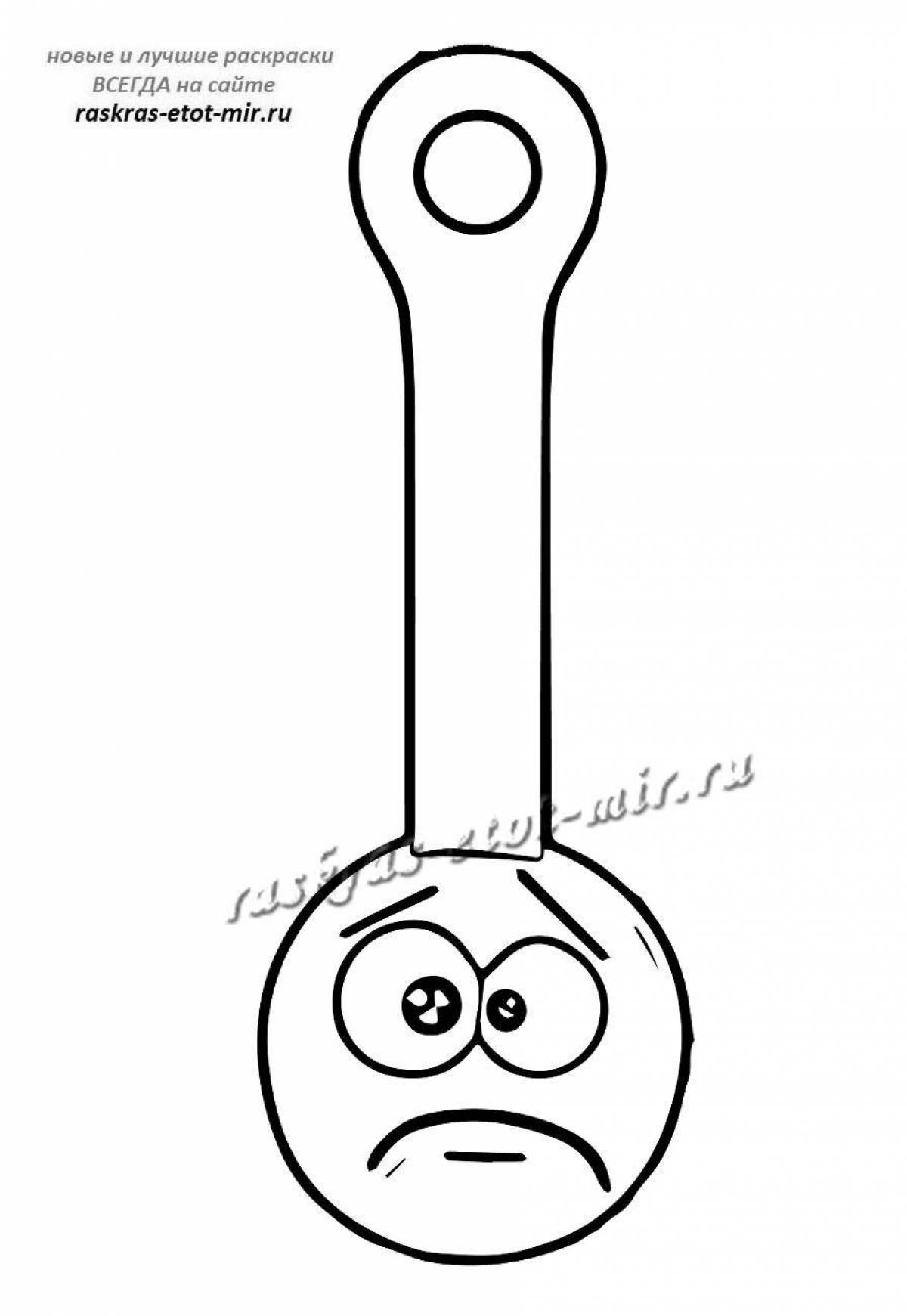 Photo Bright fasteners 2 coloring