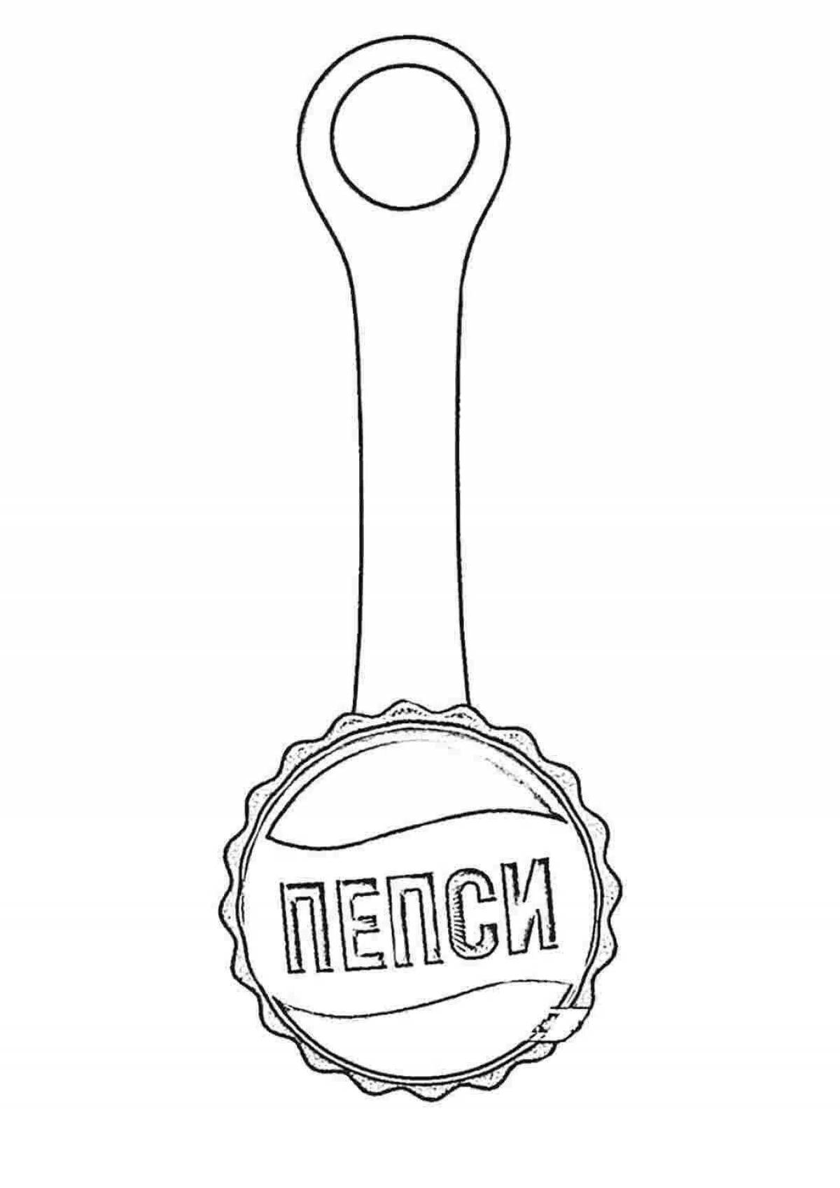 Photo Grasping fasteners 2 coloring