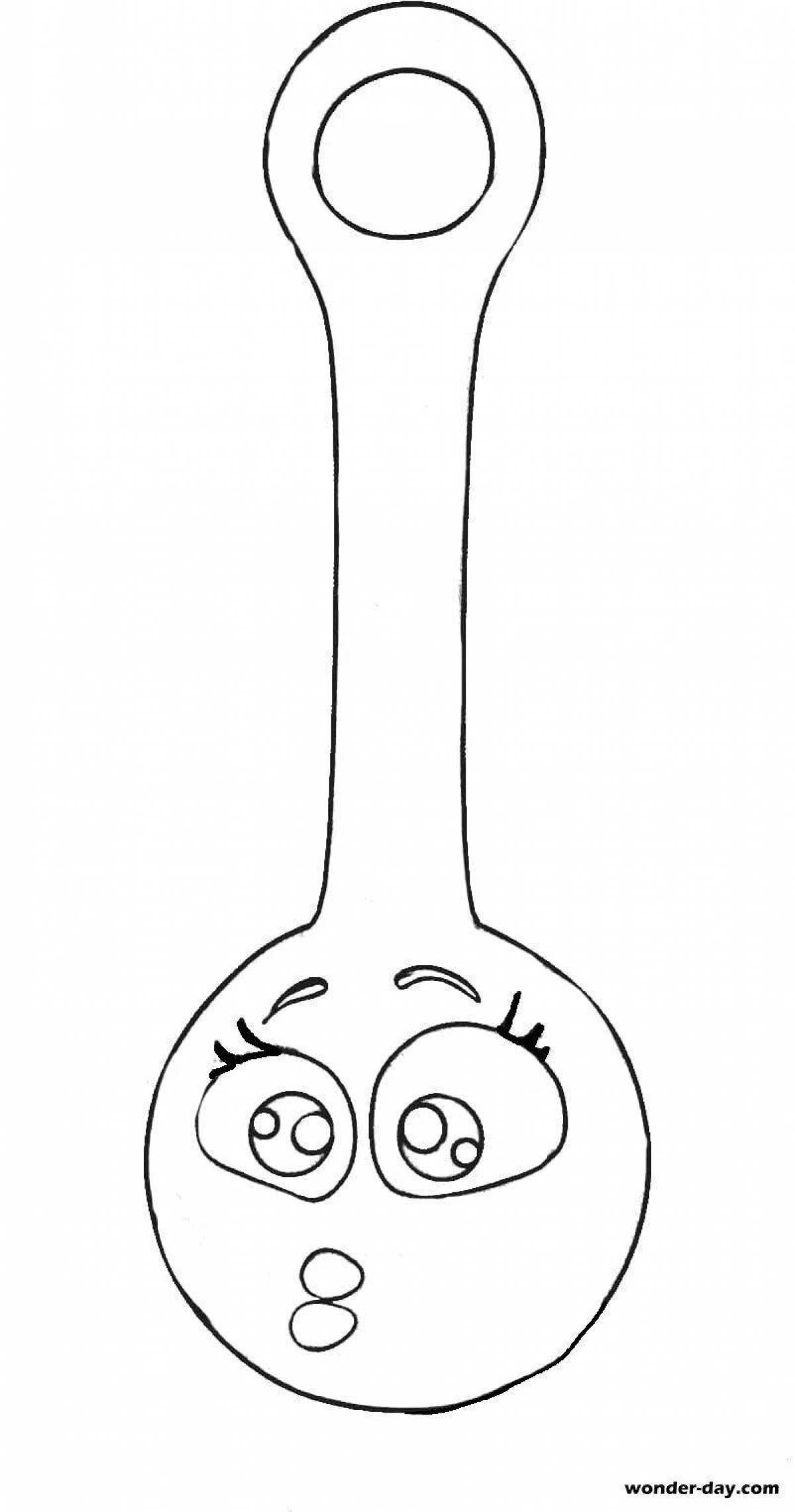 Photo Coloring book shiny fasteners 2