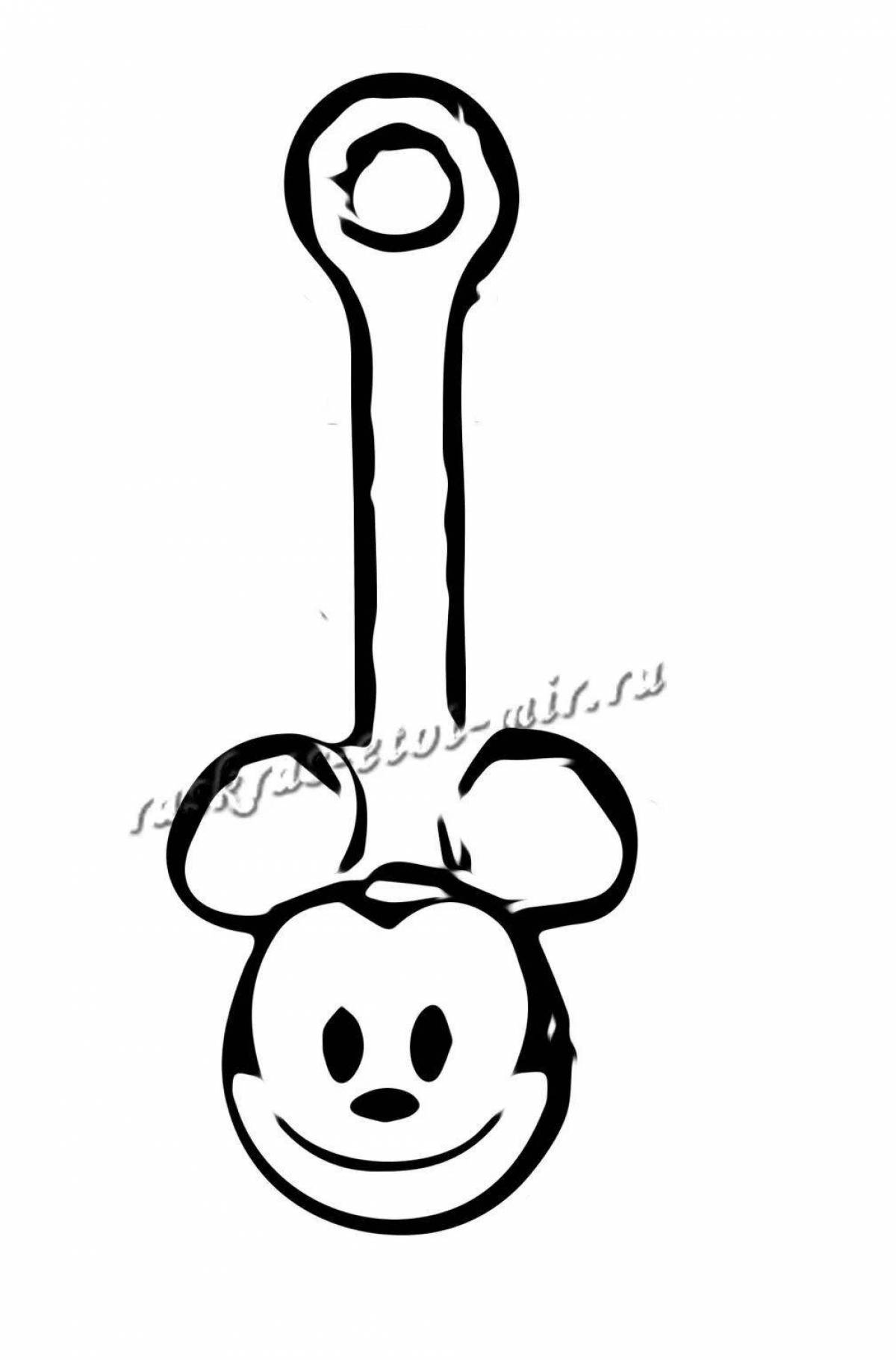 Photo Adorable fasteners 2 coloring book