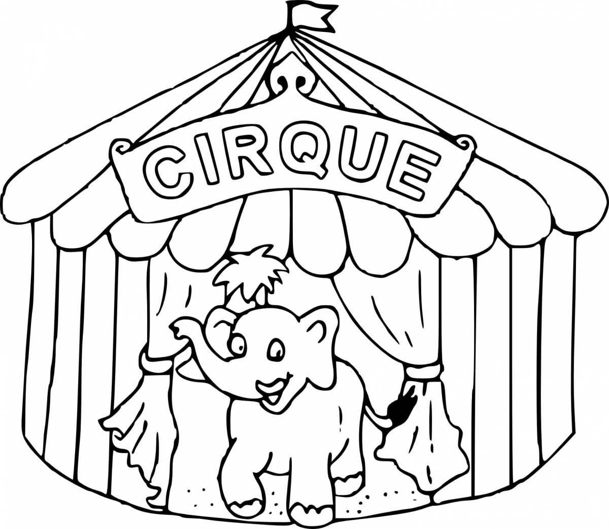 Drama theater poster coloring page