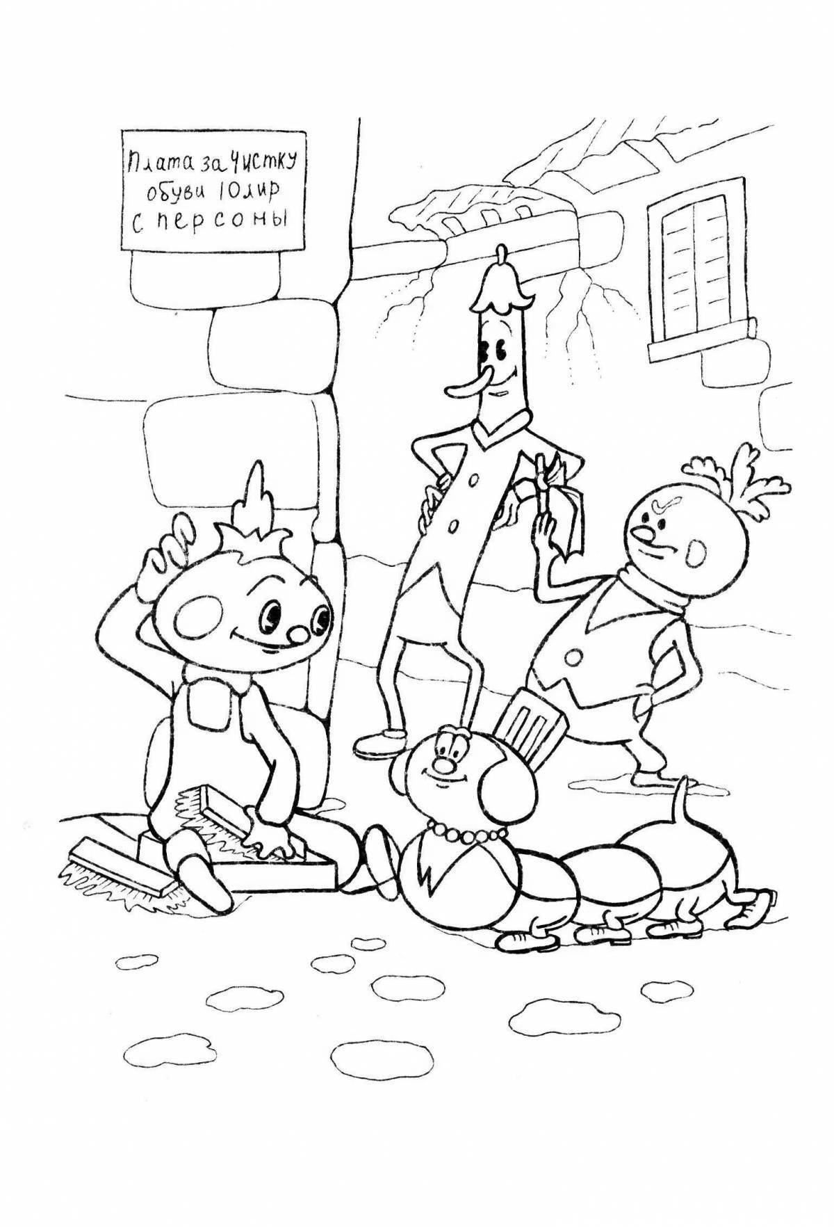 Cipollino fairy tale characters