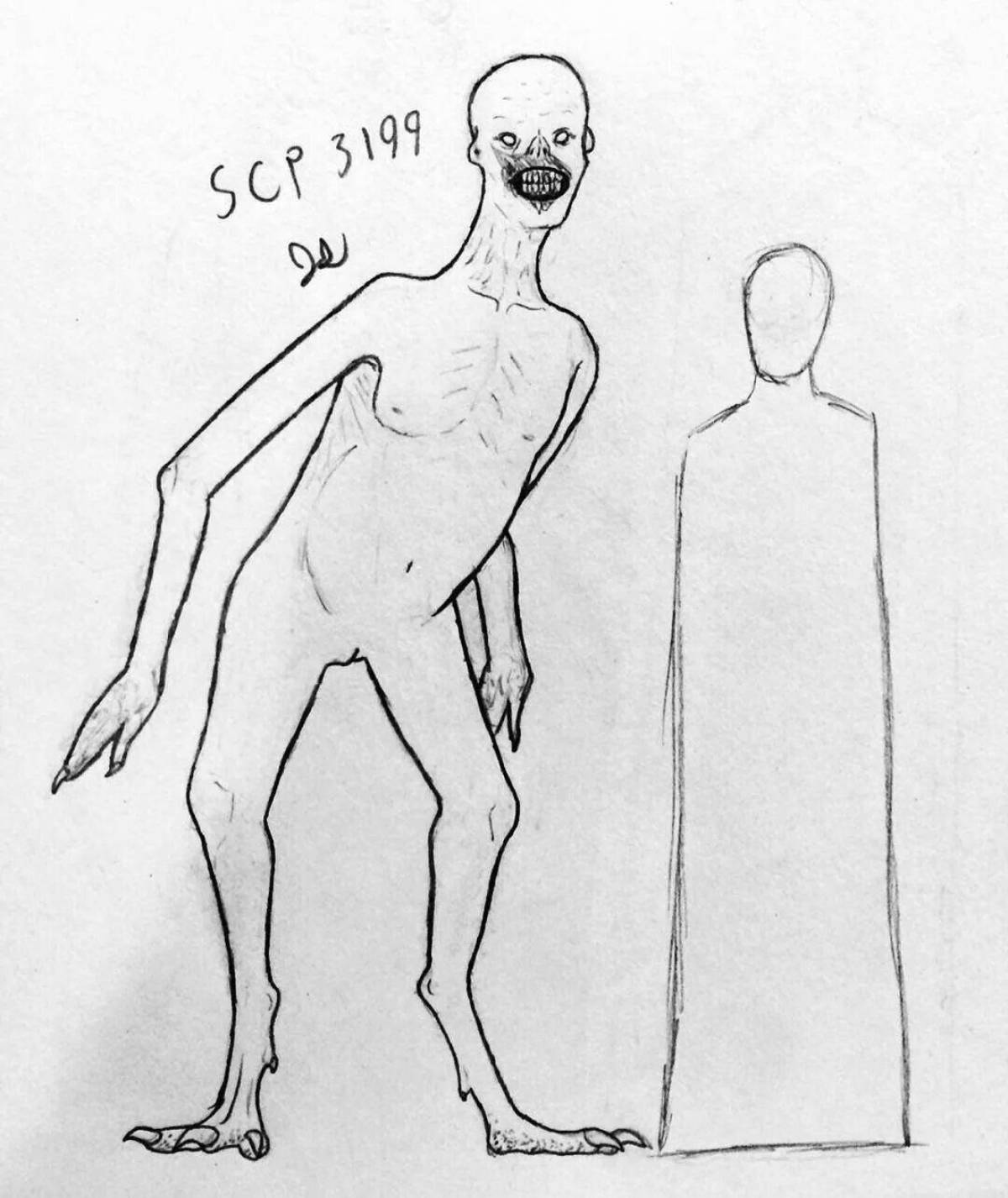 Dazzling coloring scp 096