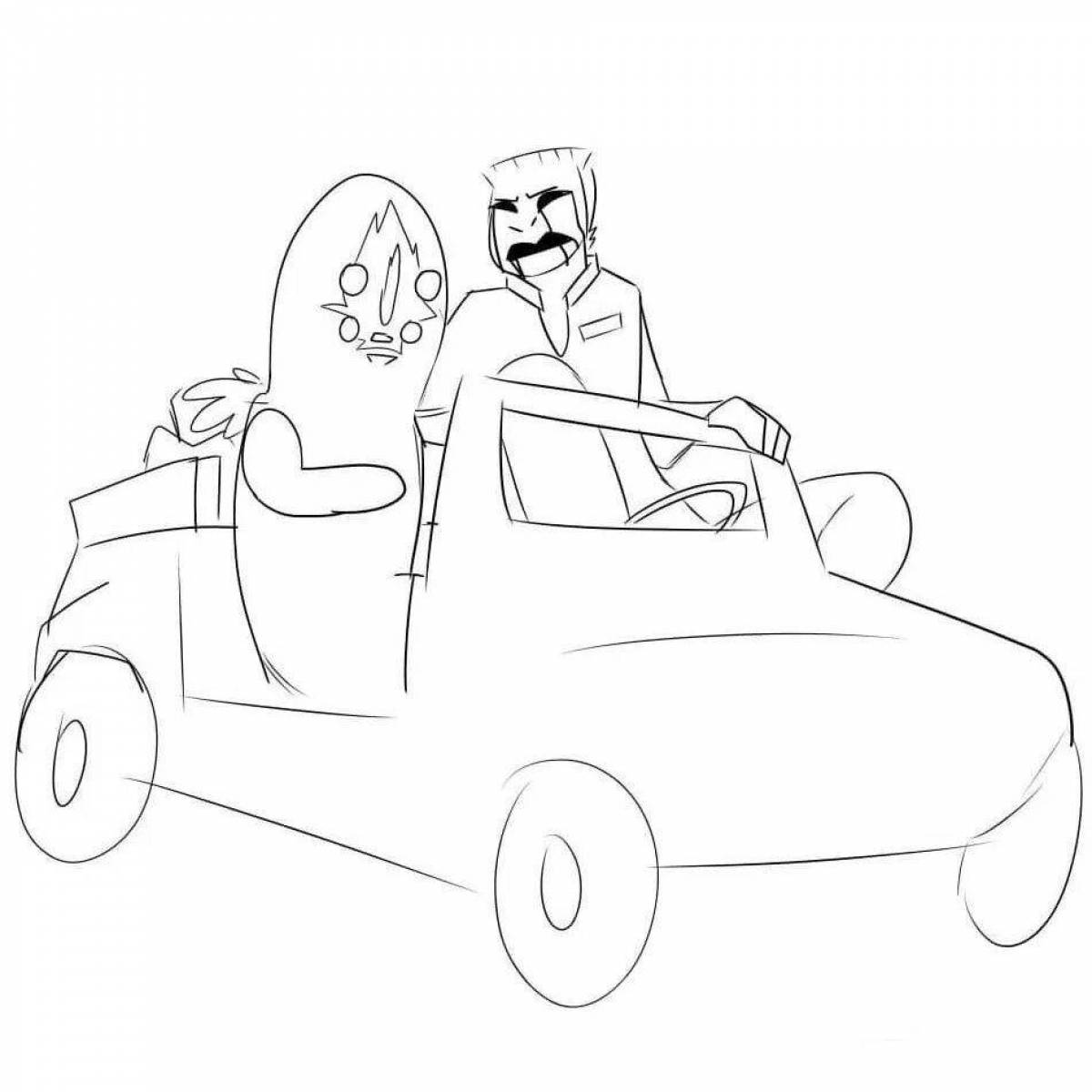 Scp 096 fat coloring page