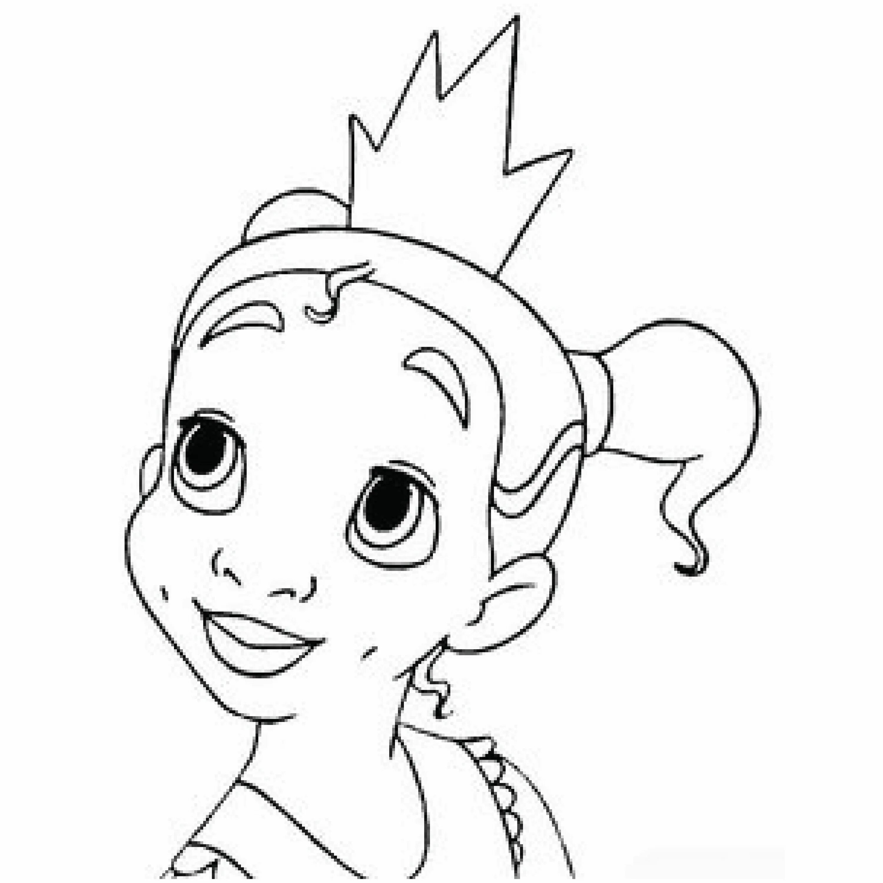 Brilliant diana princess coloring page