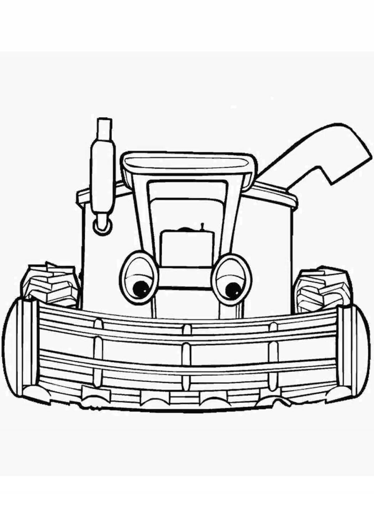Frank's amazing cars coloring page