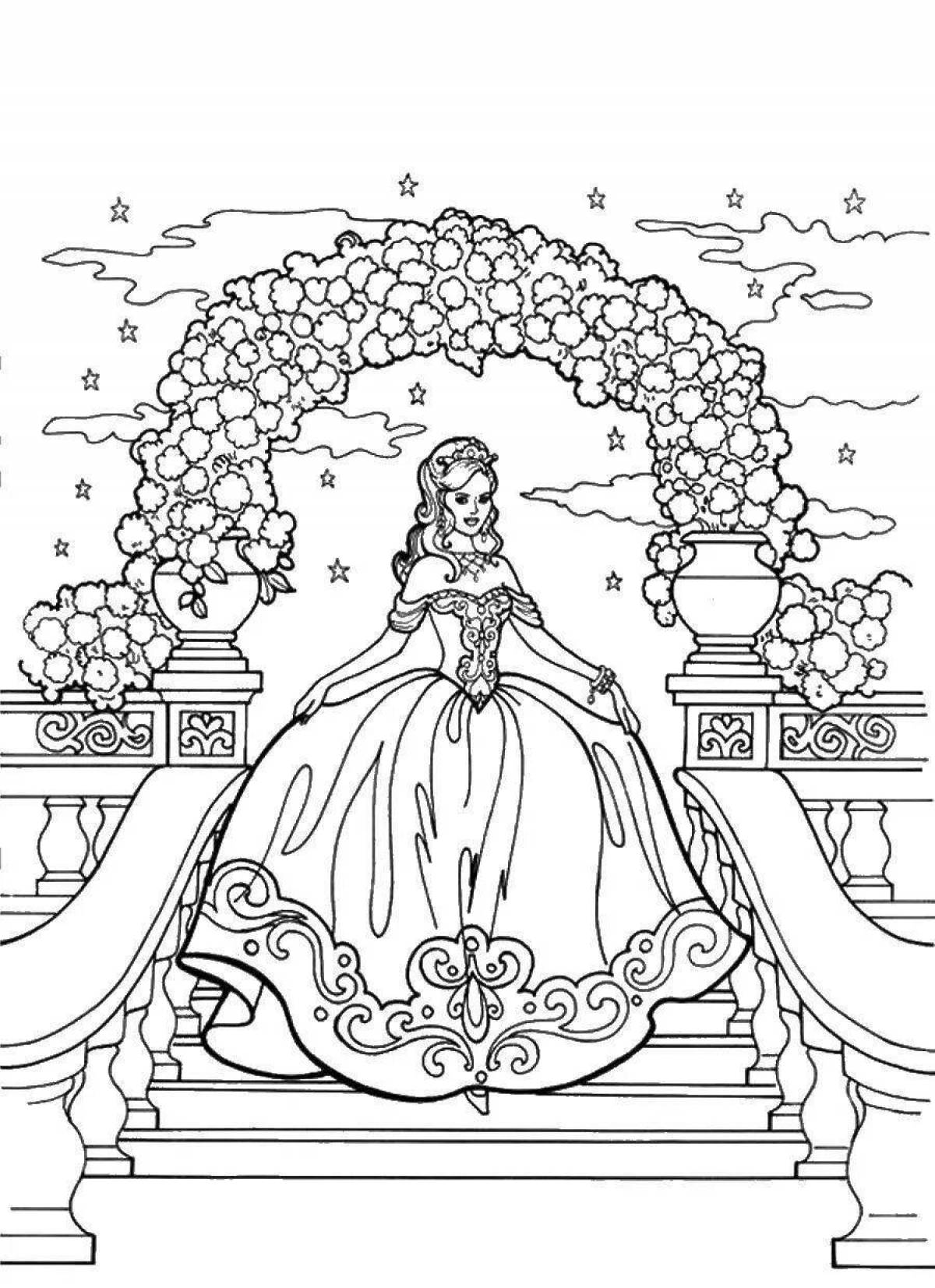 Princess Lucky Coloring Page