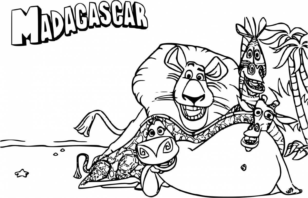 Rich king julian coloring page