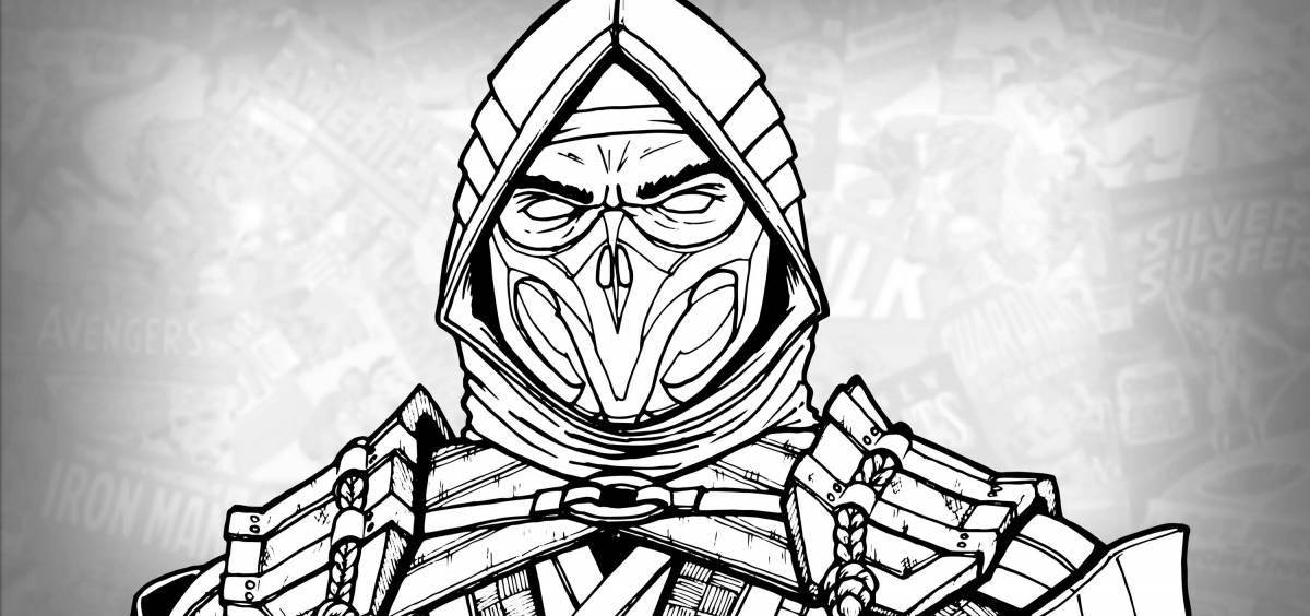 Coloring daring scorpion mk11