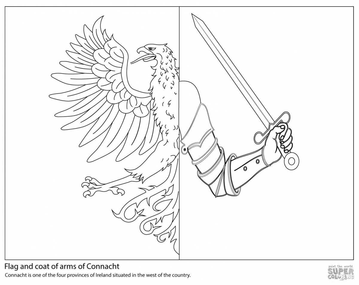 Colouring the magnificent German coat of arms