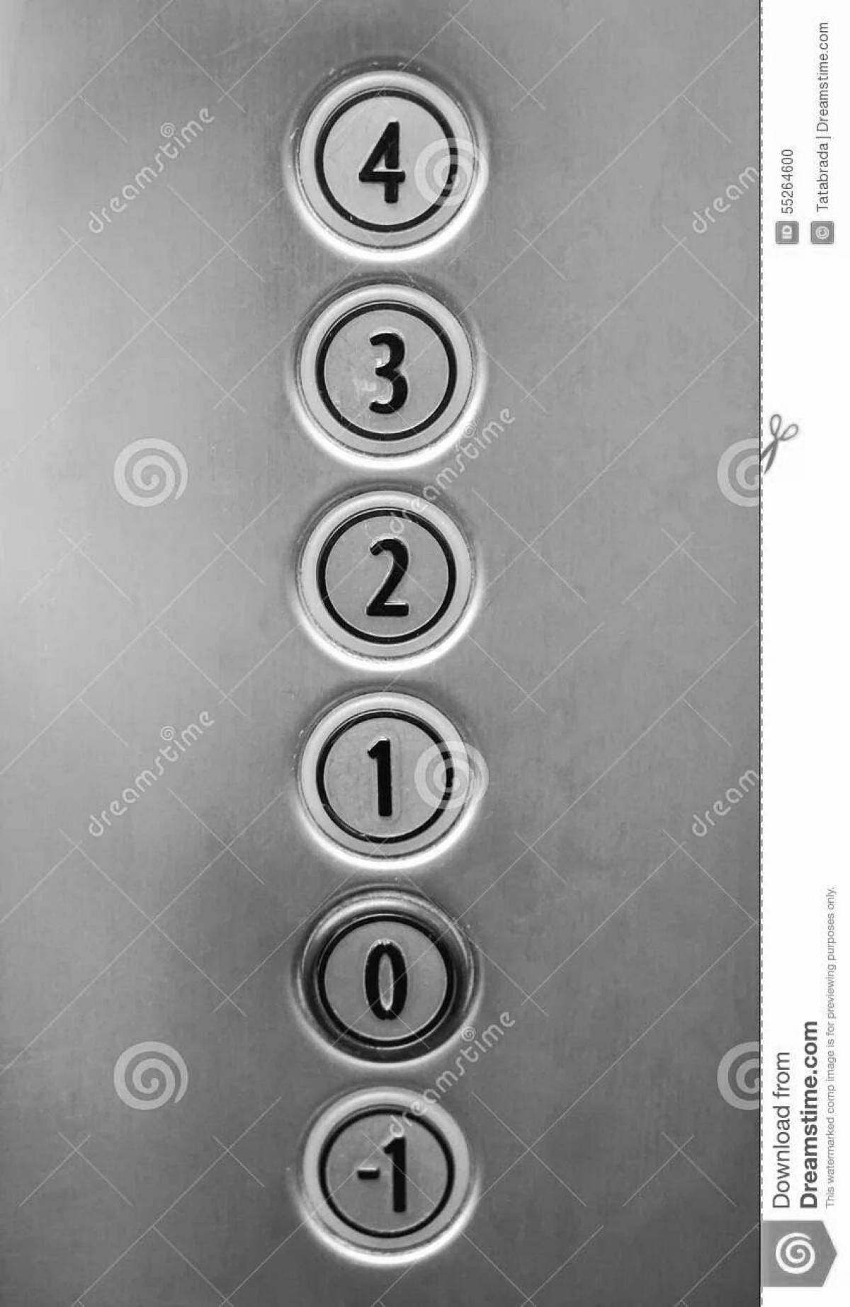 Кнопки лифта #4