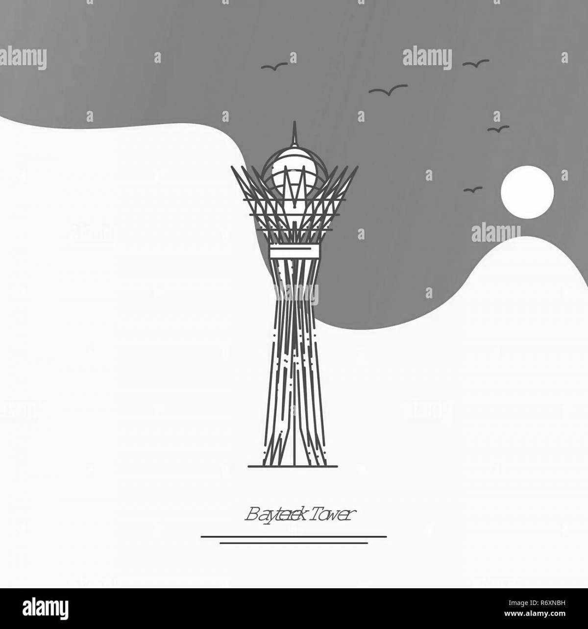 Photo Glorious bayterek sureti coloring